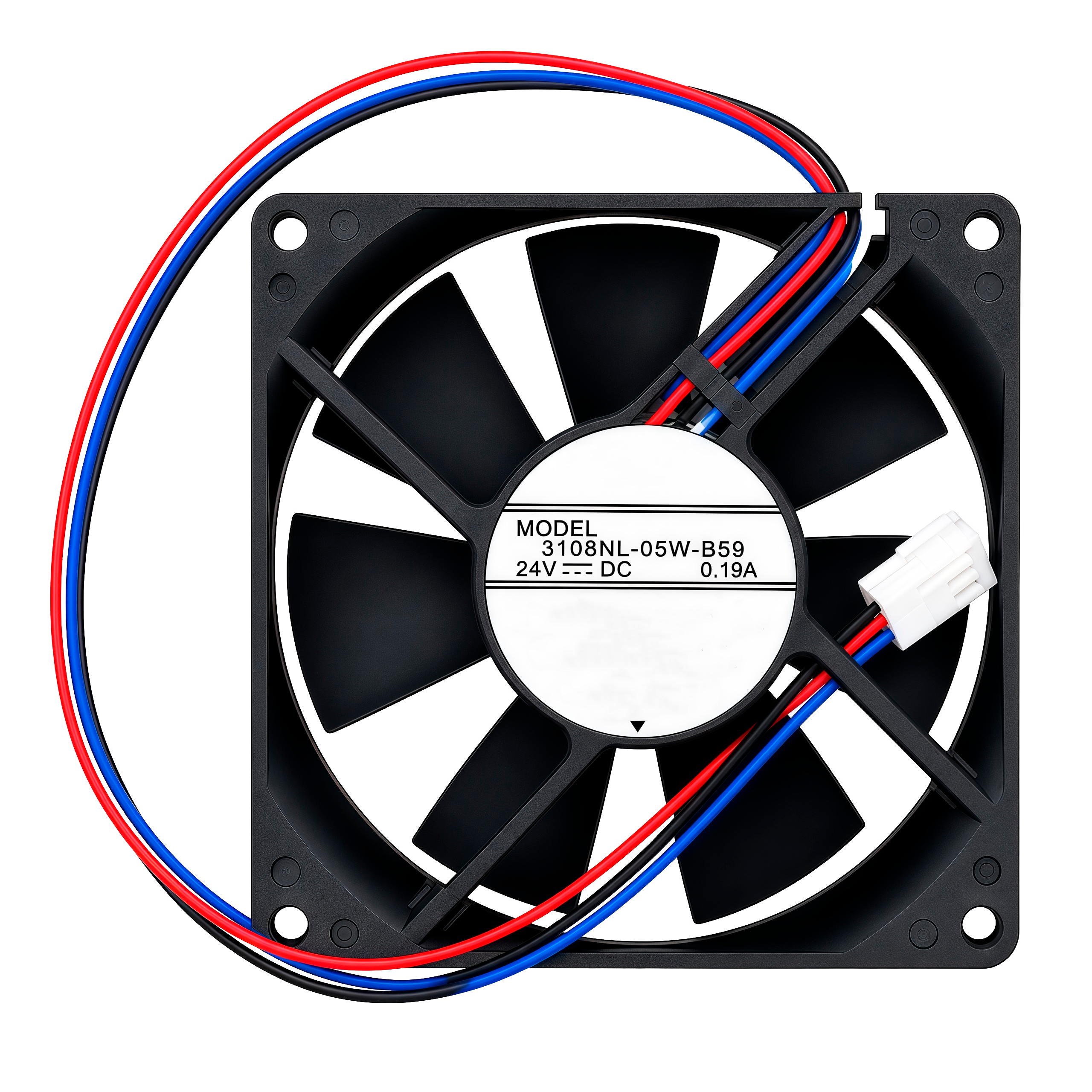 3108NL-05W-B59, 0.19A, 24V, 3 cables