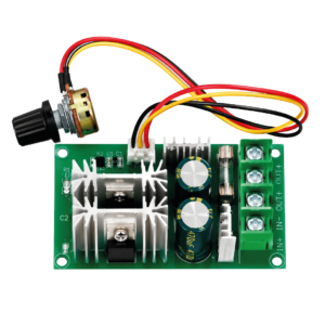 Controlador de Velocidad DC Digital para Motor PWM 12V, 24V, 48V – 6A con potenciómetro