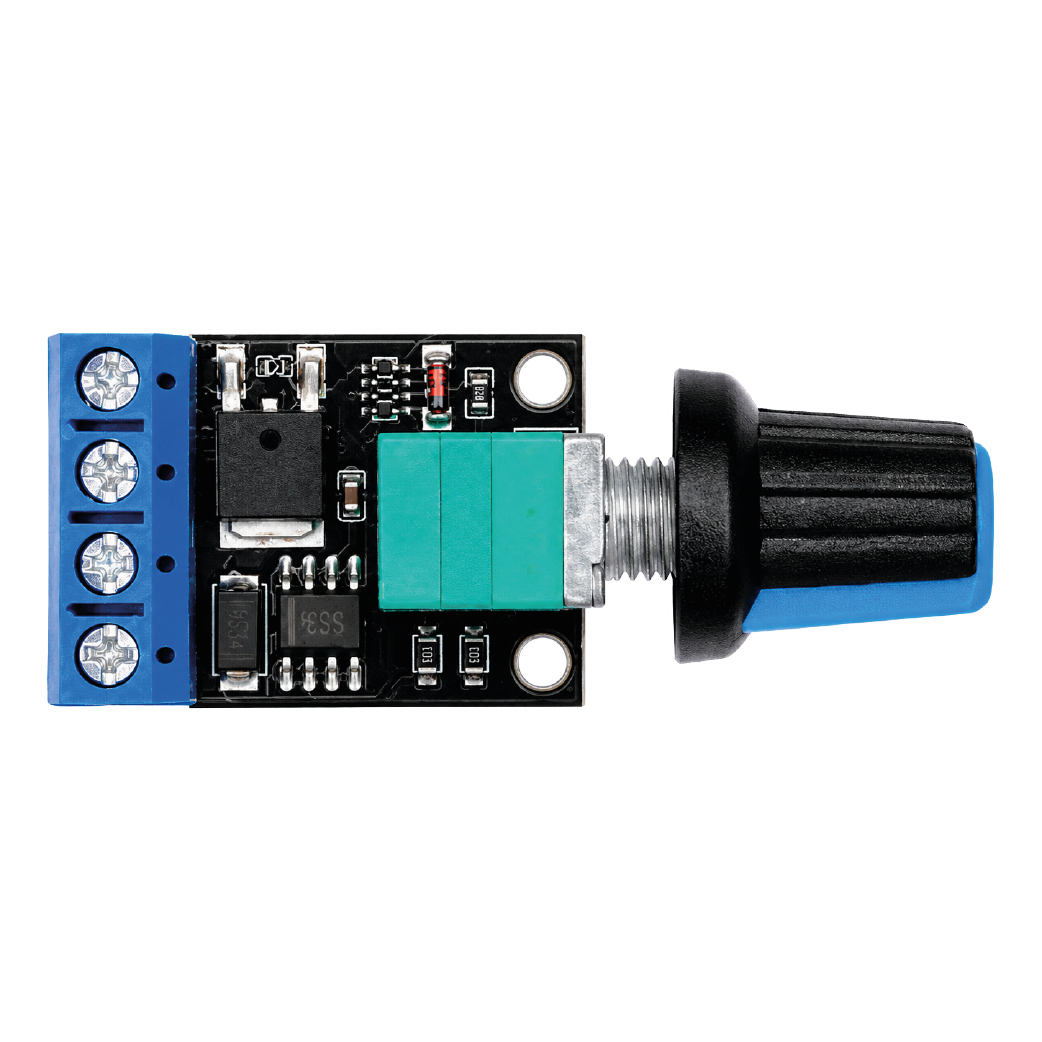 Controlador de Velocidad DC Digital para Motor PWM 5V, 12V – 4A con potenciómetro