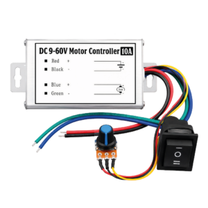 Controlador de Velocidad DC para Motor PWM 12V, 24V, 48V – 10A con potenciómetro