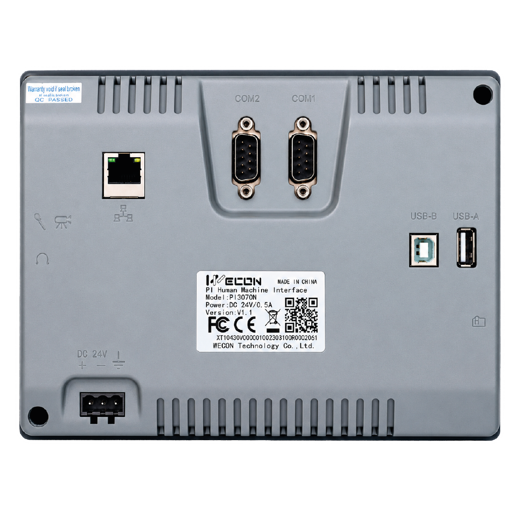 HMI Wecon PI3070N, 7 Pulgadas, Ethernet - Imagen 2