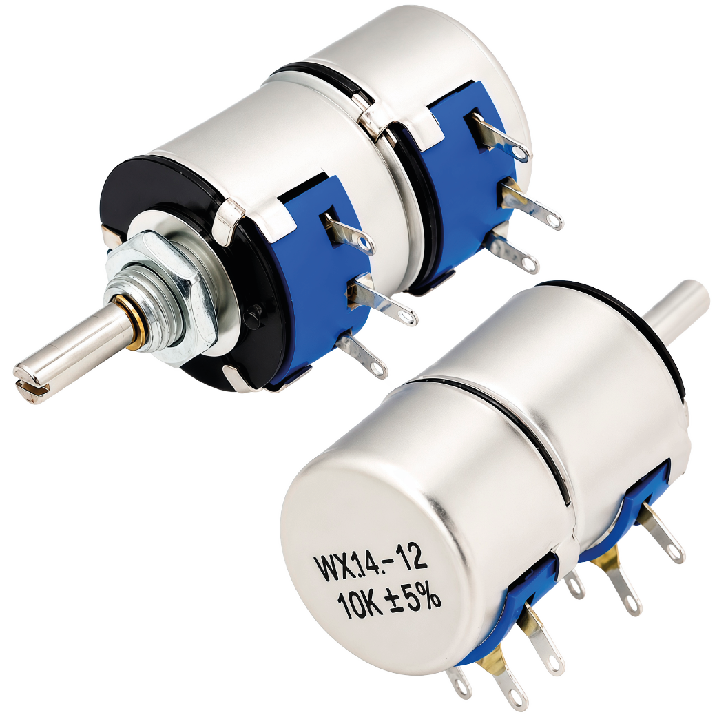 Potenciómetro de Doble Precisión WX14-12 3W, 10K ohm