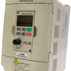 Variador de Frecuencia 1.5KW-2HP, 220VAC, STAR POWER DRIVE B550, Monofásico y Trifásico, Reforzado