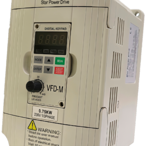 Variador de Frecuencia 0.75KW-1HP, 220VAC, STAR POWER DRIVE B550, Monofásico y Trifásico, Reforzado